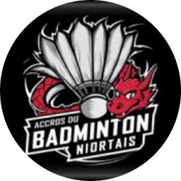Logo Les Accros Du Badminton Niortais