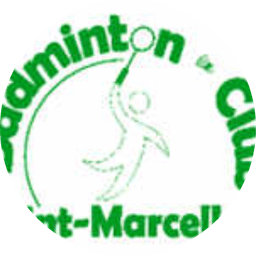 Logo Badminton Club Saint Marcellois