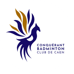 Logo Conquerant Badminton Club Caen