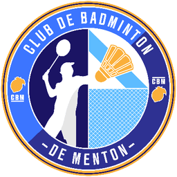 Logo Club De Badminton De Menton