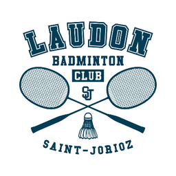 Logo Laudon Badminton Club Saint Jorioz