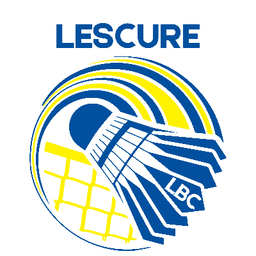 Logo Lescure Badminton Club