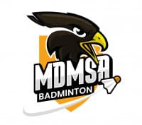 Logo MDMSA Badminton