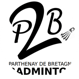 Logo Parthenay de Bretagne Badminton